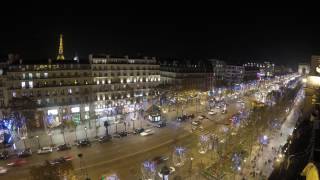 View from Fraser Suites Le Claridge Champs Elysees Paris [upl. by Eri]