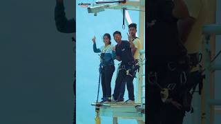 Himalayan Bungy Rishikesh bungee bungeejumping jumping adventure trending viral shorts [upl. by Erleena]