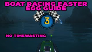 Terminus Island BOAT RACING Easter Egg Guide [upl. by Fritts532]