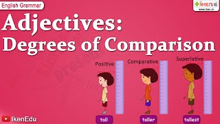 Adjectives Degrees of Comparison  English Grammar  iken  ikenedu  ikenApp [upl. by Scrivenor668]