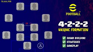 424 Shaped 4222 Formation is Really OP in eFootball 2023 Mobile [upl. by Enirehtahc]