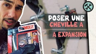 Comment POSER une CHEVILLE pour matériaux CREUX [upl. by Nylecaj]