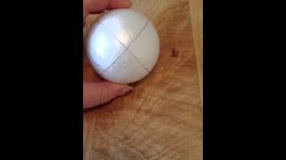 Polystyrene ball review  Make christmas baubles [upl. by Francisco]