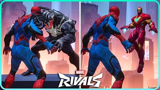 All SpiderMan Unique Interactions amp Hero Specific Eliminations Marvel Rivals [upl. by Donica]