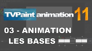 Tutoriel TVPaint Animation 11  03  Les bases de lanimation [upl. by Nyliahs495]