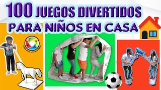 100 JUEGOS DIVERTIDOS PARA NIÑOS EN CASA PREESCOLAR PRIMARIA Y SECUNDARIA Educación física en CASA [upl. by Ebsen877]