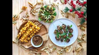 3 RECETAS VEGETARIANAS al horno para Navidad  Saboreanda [upl. by Eugine]