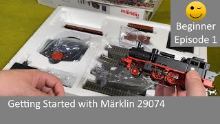 Getting started with Märklin starter set 29074 Beginner episode 1 [upl. by Ailil]