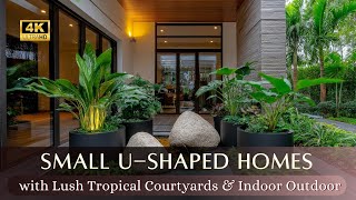 Maximize Your Small Home U Shaped Layouts with Lush Tropical Courtyards amp Effortless Indoor Outdoor [upl. by Geraint]