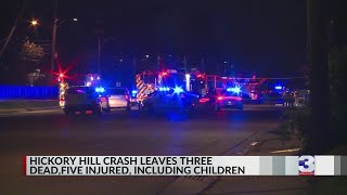 Hickory Hill crash leaves three dead and five others injured [upl. by Alaj100]