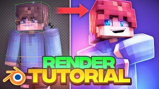 Minecraft Skinrender Tutorial  Blender Tutorial🔥 [upl. by Larochelle373]