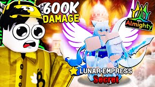 Anime Defenders  600K Almighty  True Spirit Lunar Empress Wala Na Finish Na [upl. by Vilberg885]