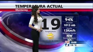 Fannia Lozano y el Clima Info7 Matutino 06Oct2014 0800 AM Full HD [upl. by Chaffin]