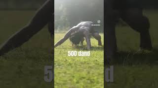 500 Dand baithak 🫢 New workout  UDS NILESH ROCK viral workout awadhojha [upl. by Connors576]