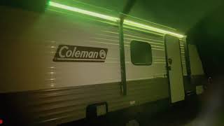 Easy Exterior LED Light Install Coleman 17B Dutchman Welluck RV Lights [upl. by Dnumsed965]