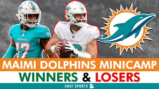 Dolphins Minicamp Winners amp Losers Ft Jaylen Waddle Shaq Barrett Skylar Thompson amp Kendall Fuller [upl. by Loar467]