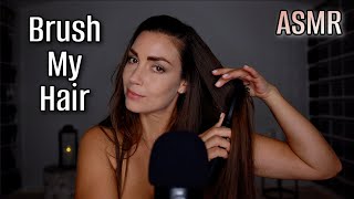 ASMR Brush my Hair 🪮 2 different brushes asmr visualtrigger asmrtriggers [upl. by Sheedy]