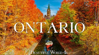 Ontario 4K  Breathtaking Autumn Colors and Scenic Landscapes in Canada  4K Ultra HD [upl. by Ellita621]