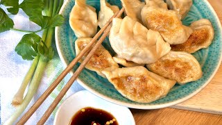 GYOZA selber machen  Japanische Teigtaschen mit Hackfleisch und Kohlfüllung [upl. by Sheilah]