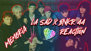 LA SAD x BUNKER 44  MEMORIA REACTION 🧠 [upl. by Kaenel773]