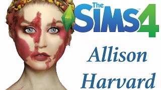 TS4 Celebrities Corner Allison Harvard in the Sims 4 Lookbook and DOWNLOAD [upl. by Cannon]