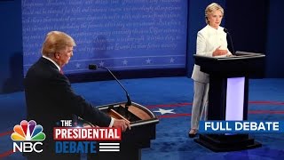 The Third Presidential Debate Hillary Clinton And Donald Trump Full Debate  NBC News [upl. by Ehlke509]