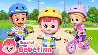 Aprendamos a Montar en Bicicleta🚲  EP99  Canciones Infantiles  Bebefinn en español [upl. by Mercie92]