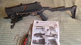 Assembly and Installation Rapid Fire Package TCS2 crossbow and CrossTactics AutoQuiver NEW [upl. by Marx]