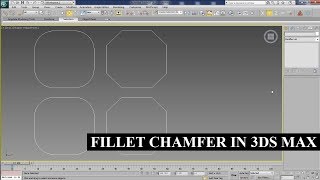 Fillet and Chamfer In 3Ds Max 720p [upl. by Etselec422]