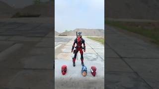 Deadpool vs Red Hulk Choose Mask  Marvel Toys [upl. by Anitsugua937]