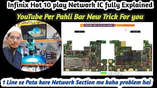 Infinix Hot 10 Play network problem 💯 Solution [upl. by Haas]