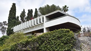 Zahn House by John Lautner Complete overview and walkthrough [upl. by Eenolem]