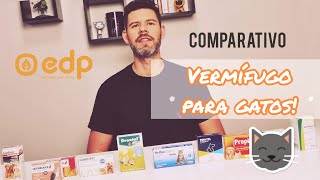 52  VERMÍFUGO PARA GATOS REMÉDIO PARA VERME  COMPARATIVO [upl. by Edlin]