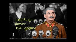 Josif Staljin govor 1943 godine povodom oslobođenja Sovjetskog Saveza od nacizma [upl. by Roland]