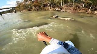 Attaining Rapids On The Broad River On A SUP [upl. by Jackelyn]