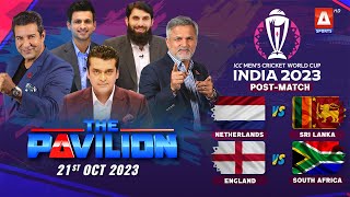 The Pavilion  SOUTH AFRICA vs ENGLAND PostMatch Expert Analysis  21 October 2023  A Sports [upl. by Lattonia]