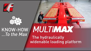 Faymonville MultiMAX  the hydraulically widenable loading platform [upl. by Cazzie716]