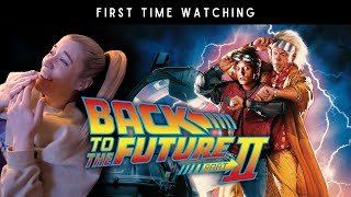 Back to the Future Part II  Movie Reaction  First Time Watching [upl. by Terris706]