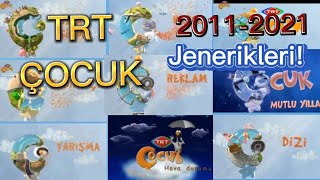 TRT ÇOCUK 20112021 Tüm Jenerikler 22 Adet [upl. by Baal]