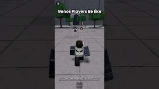 Genos Players Be Like  The Strongest Battleground thestrongestbattlegrounds roblox pvp [upl. by Haida]