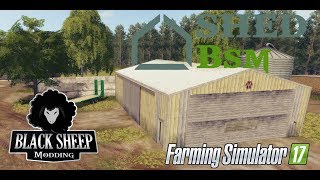 FS17 Placeable BsM Shed Model120A Preview [upl. by Phillip814]