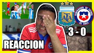 ARGENTINA vs CHILE Reaccion a goleada de Argentina [upl. by Derek347]