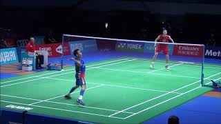 Viktor Axelsen first win against Lee Chong Wei  Nice Angle AMAZING Match [upl. by Paule]