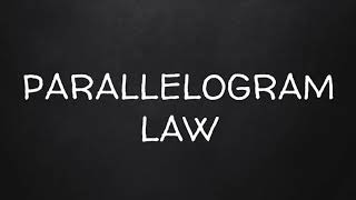 Using Parallelogram Law to solve for Resultant Force of Concurrent Coplanar Force Systems [upl. by Akelahs969]