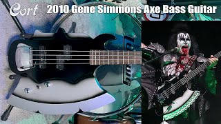 Cort Gene Simmons 2010 Axe Bass Ostronomy Guitar of the Day [upl. by Jann]