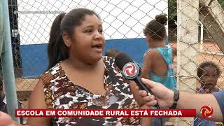 Escola da zona rural é fechada em Santana da Vargem [upl. by Clovis316]