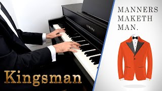 Kingsman  Manners Maketh Man Piano Cover [upl. by Adnavoj]