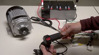 How to Connect a Brushless DC Motor to Controller 48V 750W EBike in English [upl. by Fredi]