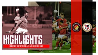 HIGHLIGHTS  Ebbsfleet United V Bromley [upl. by Neelsaj]