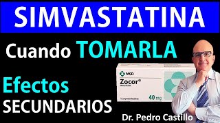 ❌COLESTEROL alto SIMVASTATINA👌 ZOCOR la mejor ESTATINA para bajar COLESTEROL 📘 Dr PEDRO CASTILLO [upl. by Weider717]